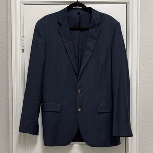 J. Crew Men's Thompson Dark Navy Two-Button Suit Jacket